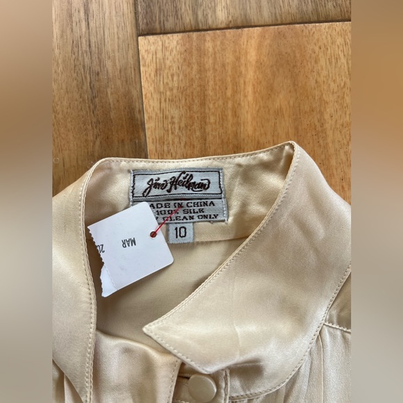 Shimmering cream shirt dress - Picture 3 of 5